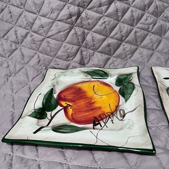 2 Pfaltzgraff Parisian Fruit Design Plates - Picture 4 of 7